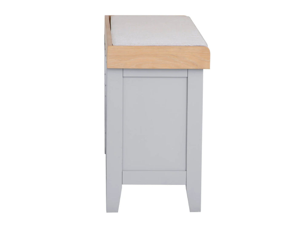 Emery Hall Console Bench Grey 3