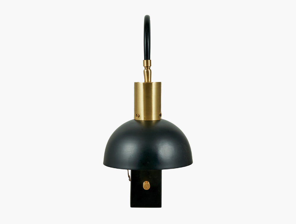 Erago Matt Black Task Wall Light