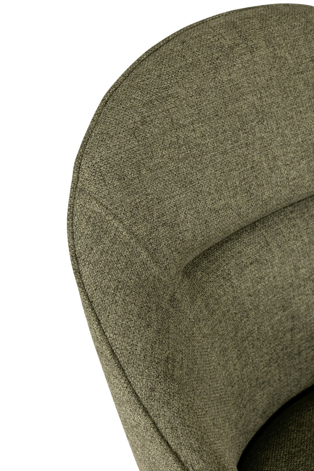 Estrid Dining Chair Green Backrest Detail