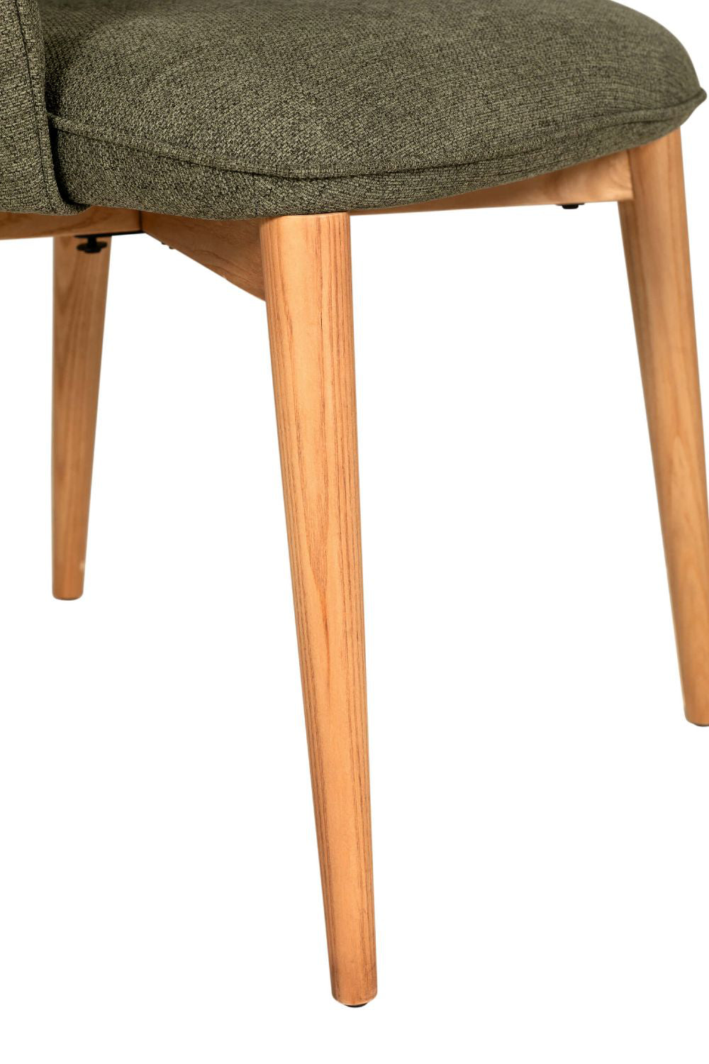 Estrid Dining Chair Green Leg Detail 2