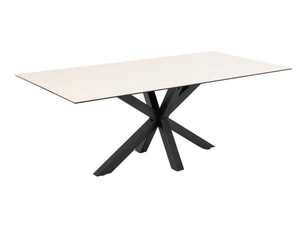 Evan Rectangular Dining Table Beige