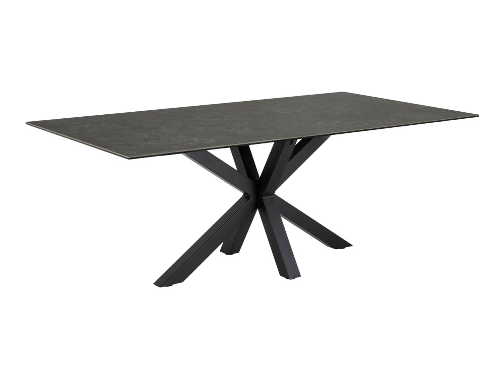 Evan Rectangular Dining Table Black