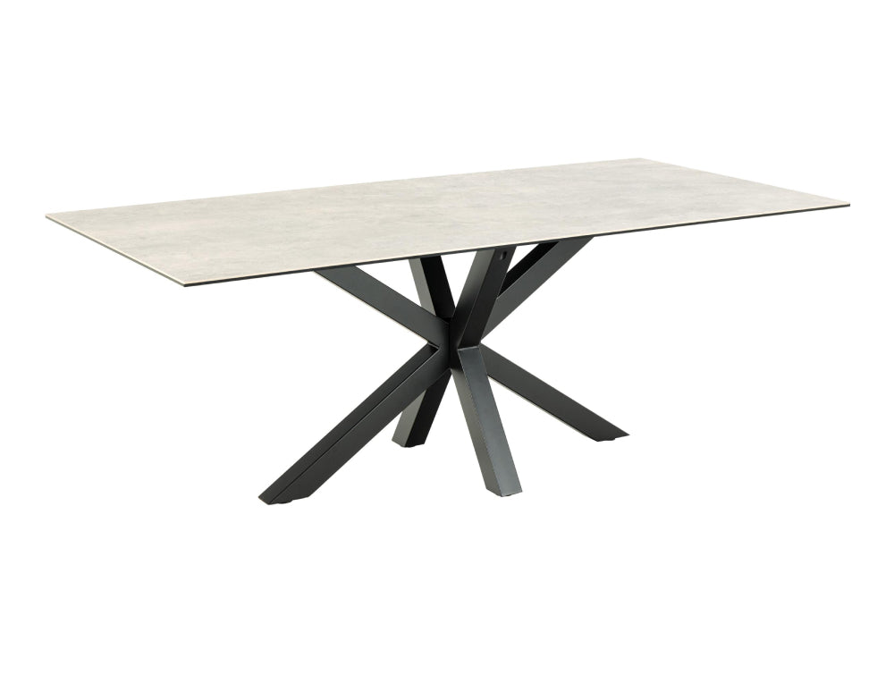 Evan Rectangular Dining Table Grey