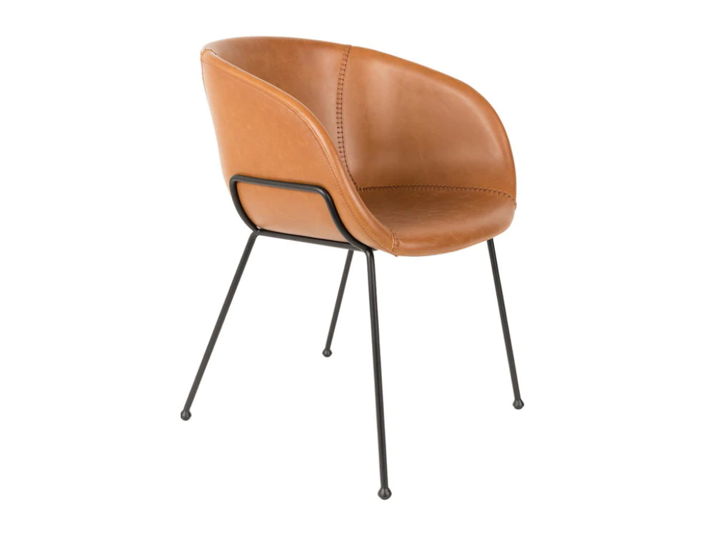 Fallon Dining Chair Brown