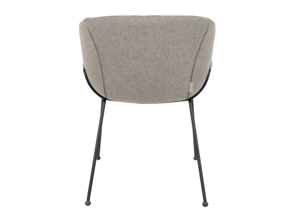 Fallon Dining Chair Fab Grey 4