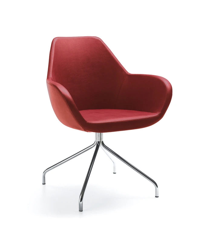 Fan Armchair With Wooden Legs Model 10Hw 15