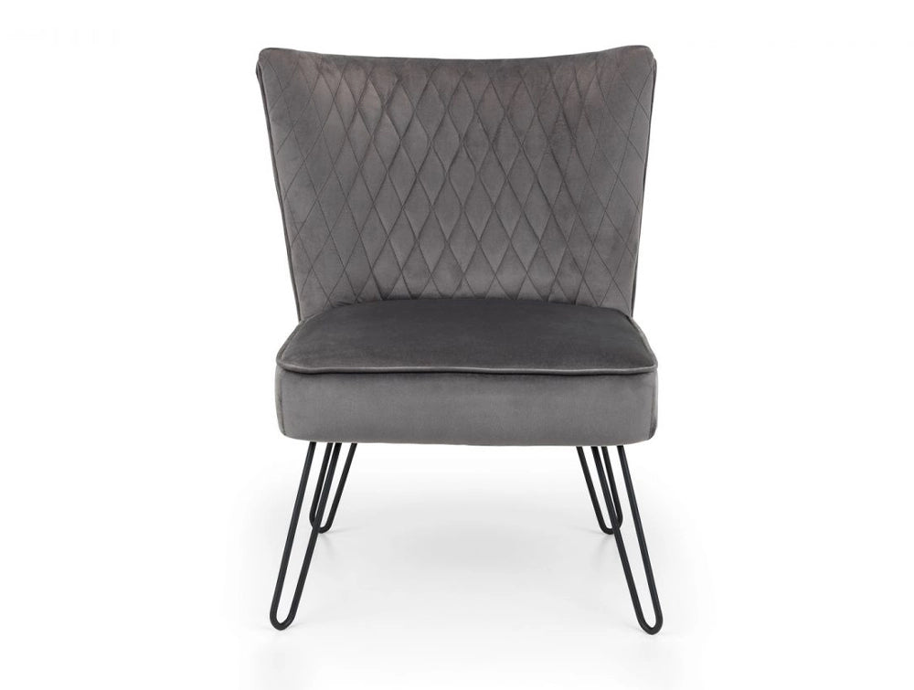 Faro Upholstered Chair Grey 2
