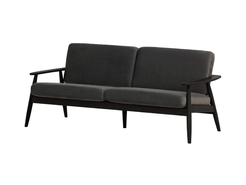 Felix 3-Seater Sofa Graphite and Black