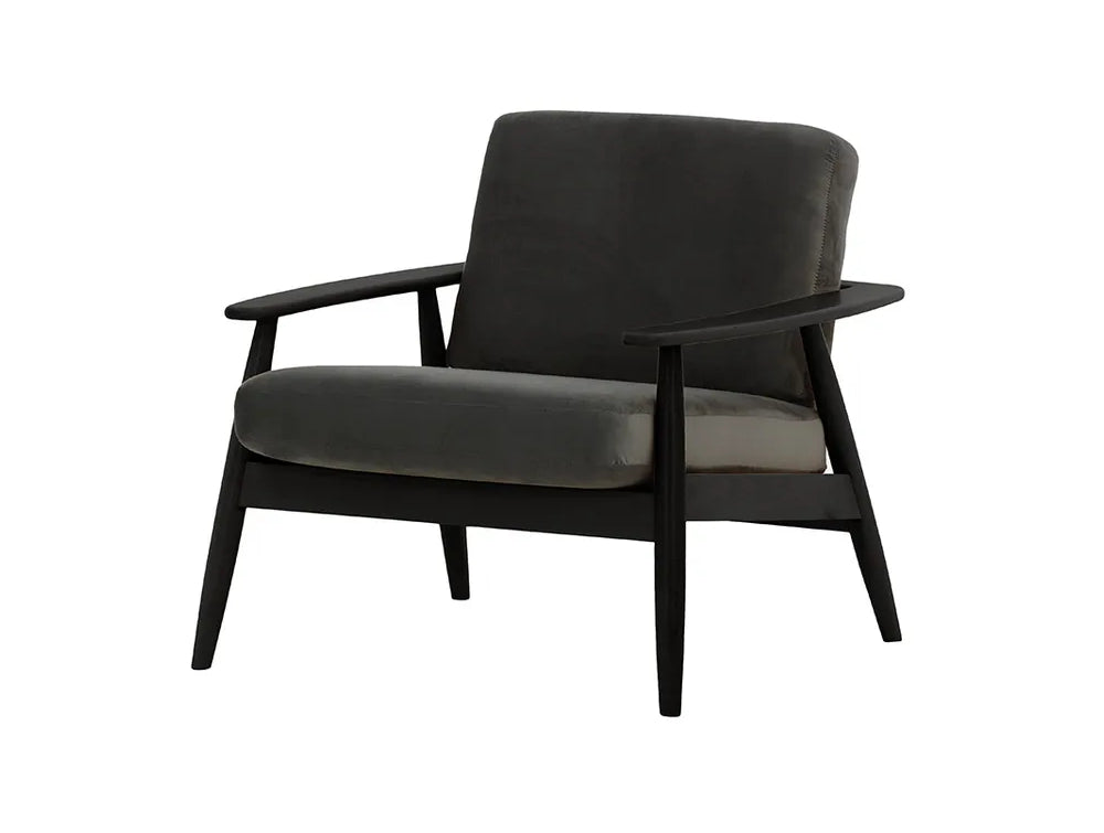 Felix Accent Chair Graphite and Black