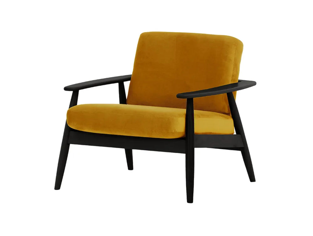 Felix Accent Chair Mustard and Black