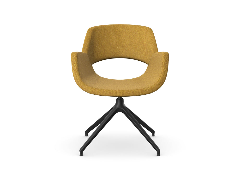 Fielder Upholstered Chair with Pyramidal Nylon Base 3