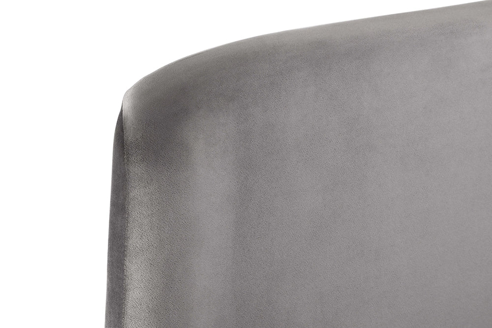 Fred Storage Ottoman Bed Grey Corner Detail