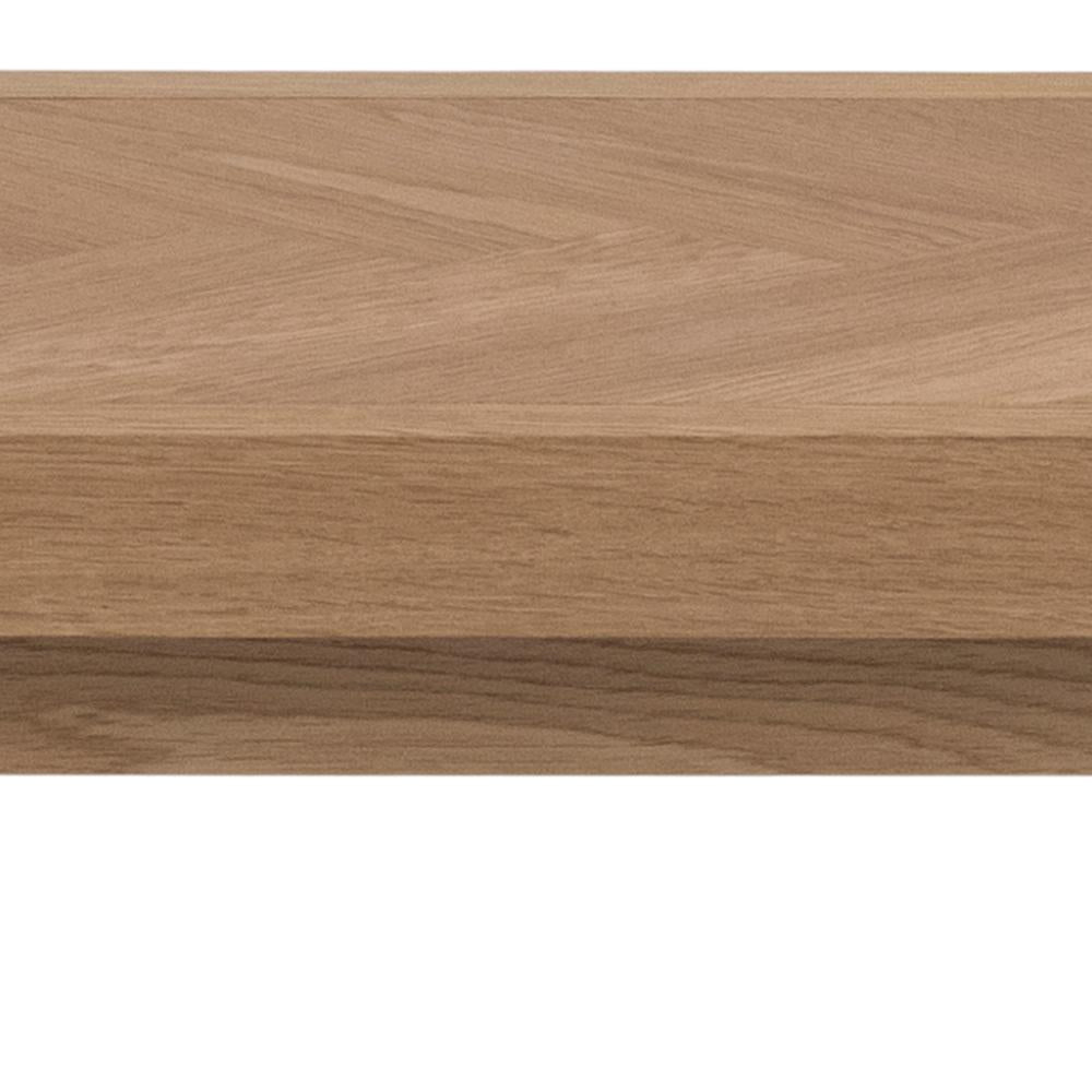 Gort Wooden Bench Seat Detail