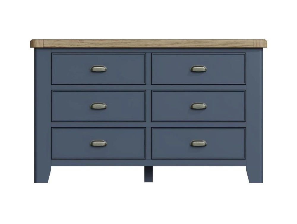 Hadley 6 Drawer Chest Blue 3