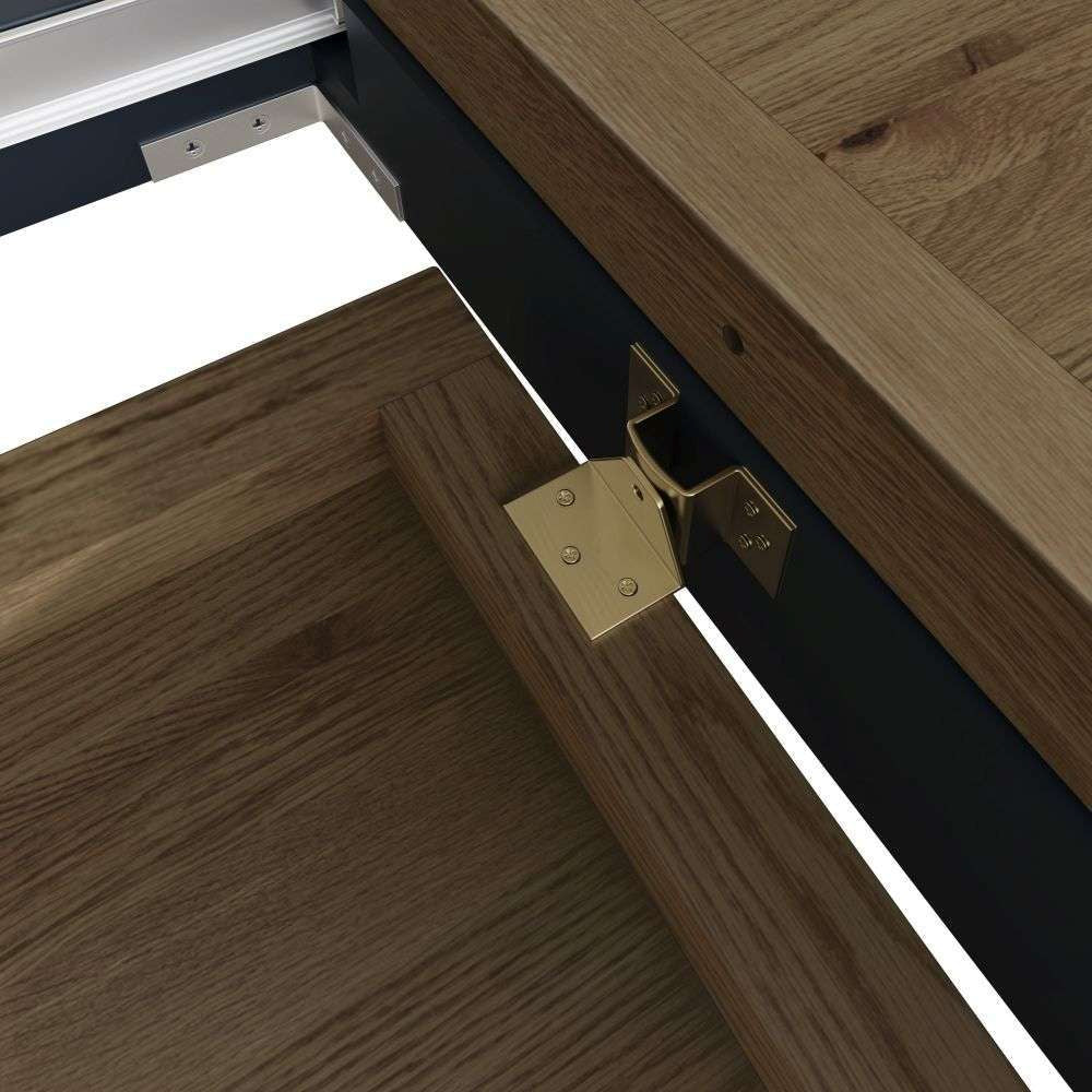 Hadley Extending Dining Table Butterfly Mechanism Detail