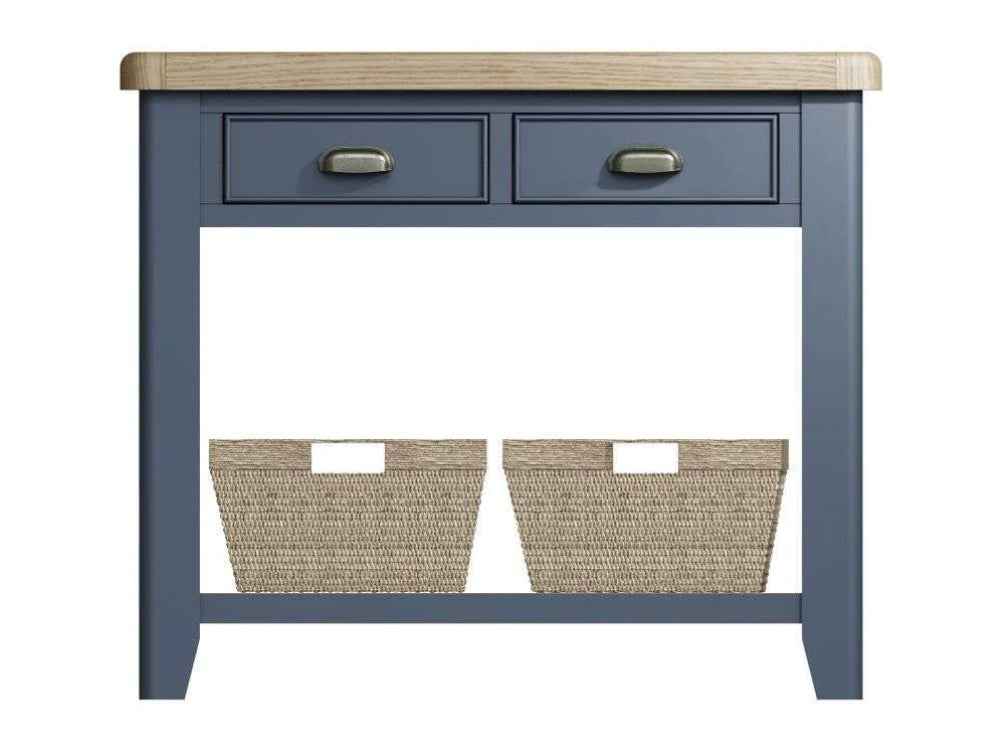 Hadley Hall Console Table Blue 3