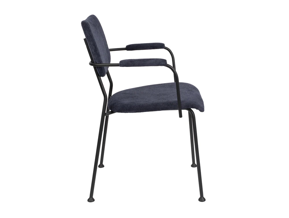 Halle Dining Chair Dark Blue 3