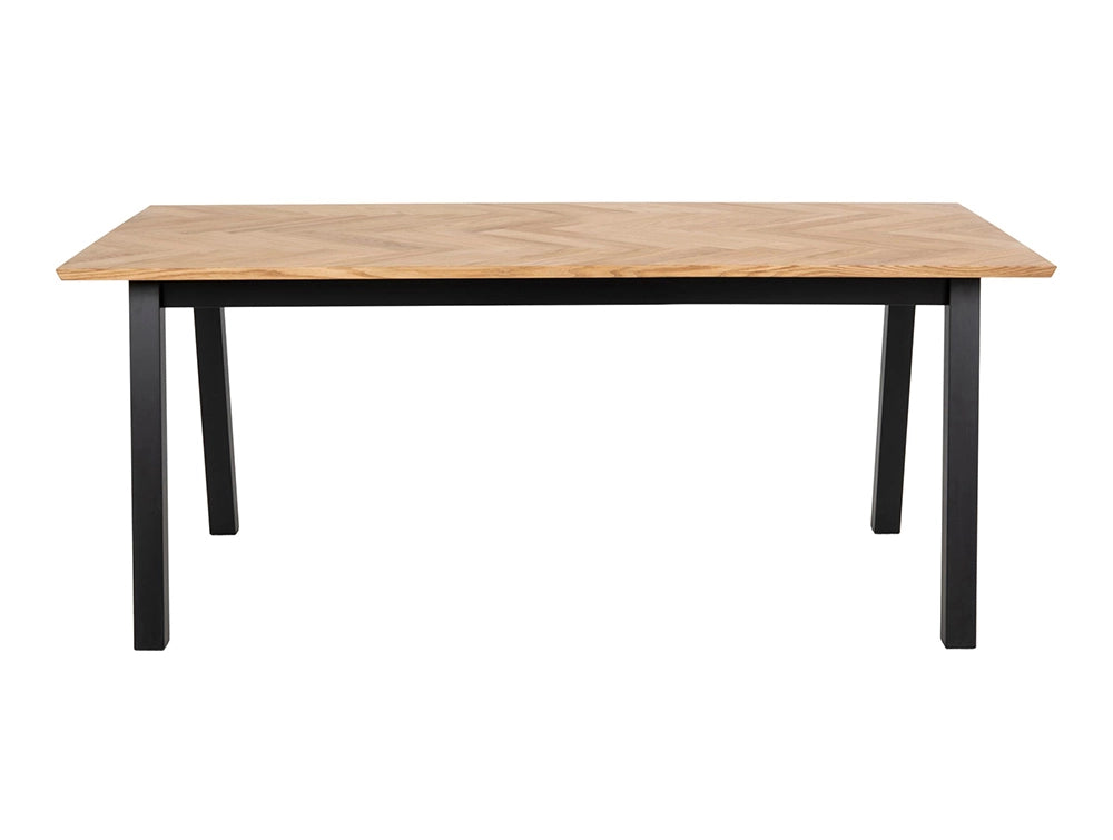 Hamilton Rectangular Dining Table Oak 2