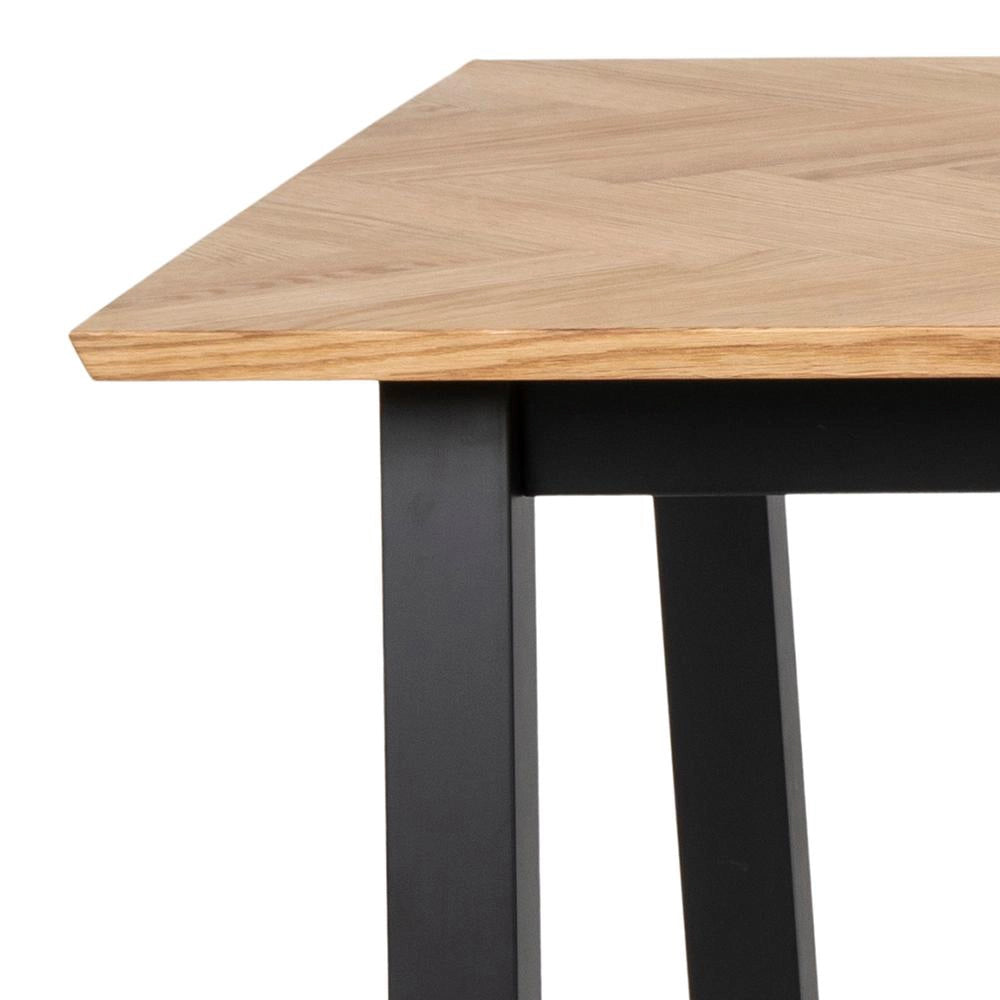 Hamilton Rectangular Dining Table Oak Top Corner Detail 2