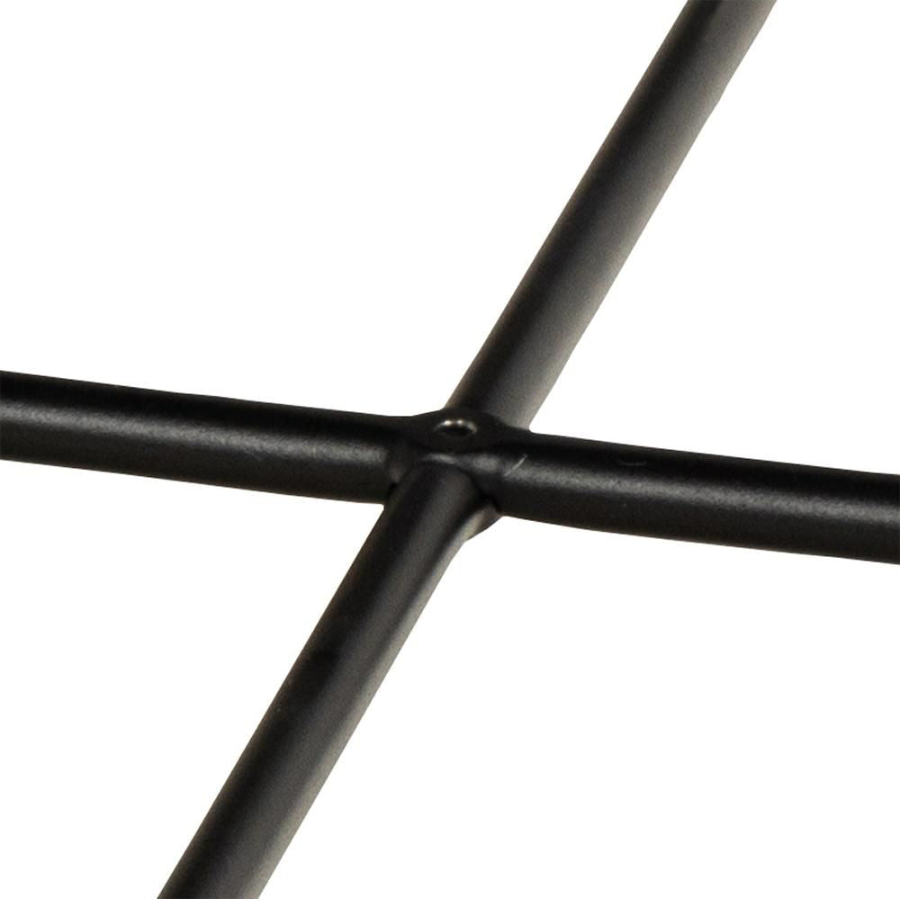 Harlie Marble Top Side Table X Base Detail 2