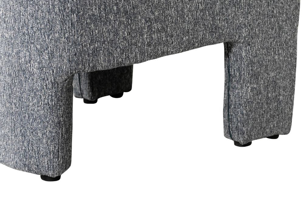 Heidi Accent Chair Blue Leg Detail 2