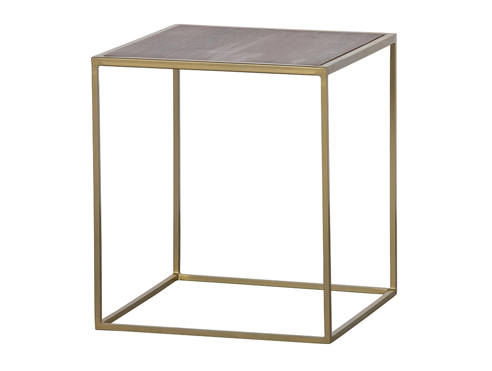 Helwick Nest of Tables Antique Brass 3 Smaller Table