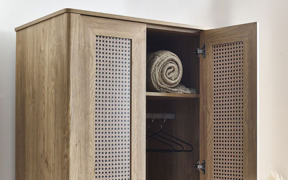 Hobart 2 Door Open Wardrobe Detail