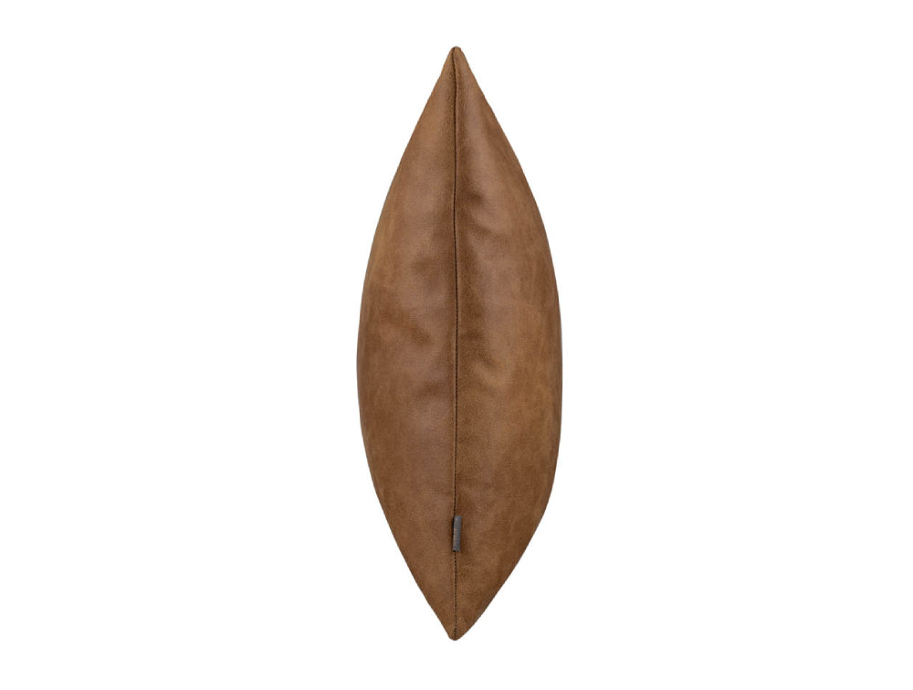 Holli Large Leather Cushion Tan 2