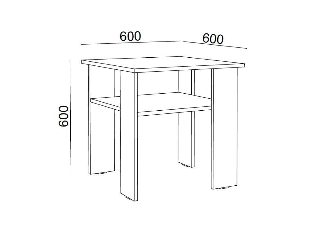 Hotel Dream Wooden Bed Side Table Dimensions