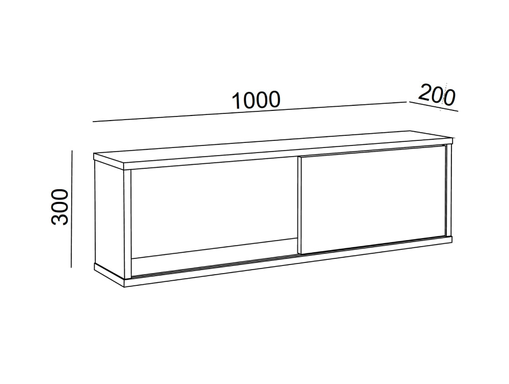 Hotel Dream Wooden Hanging Cabinet Dimensions