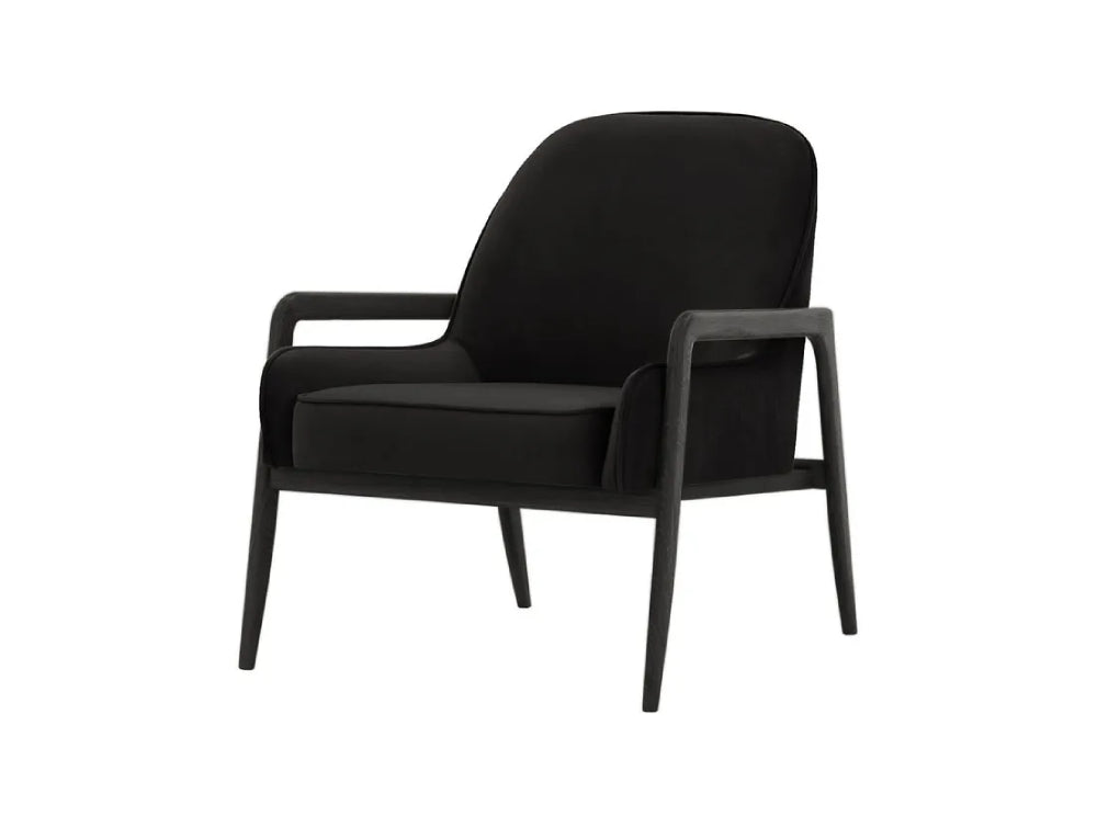 Hugo Armchair - Black and Black
