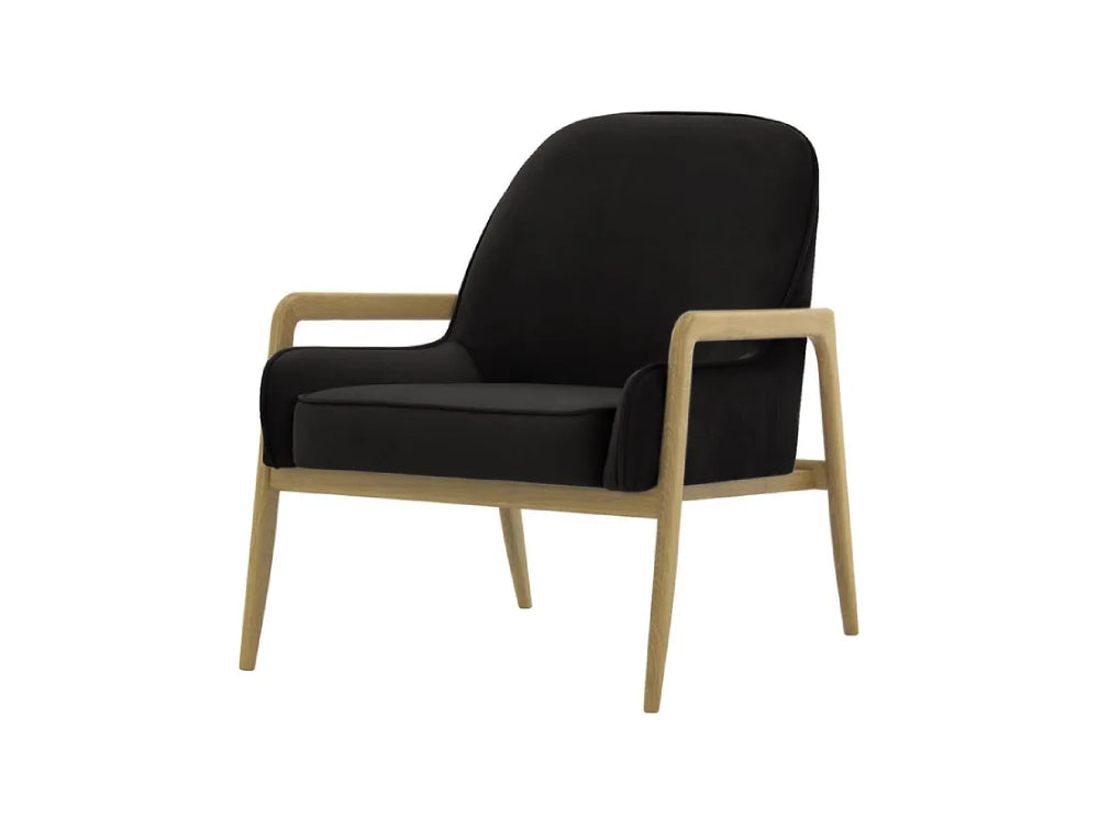 Hugo Armchair - Black and Wax Black