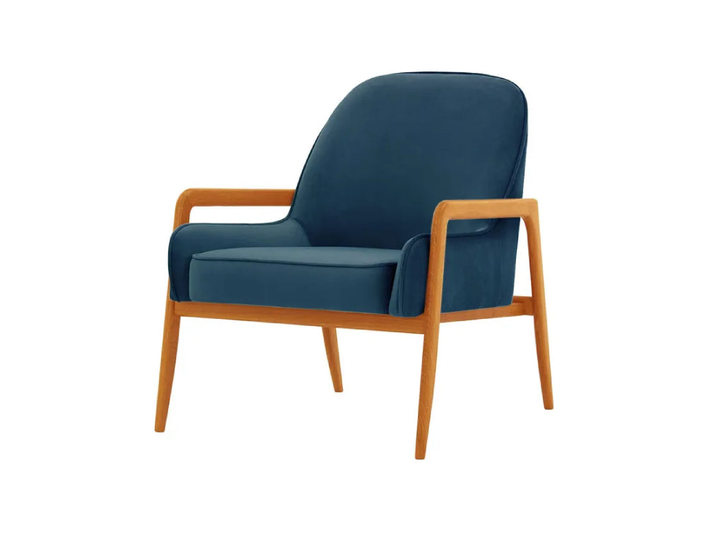 Hugo Armchair - Blue and Aveo