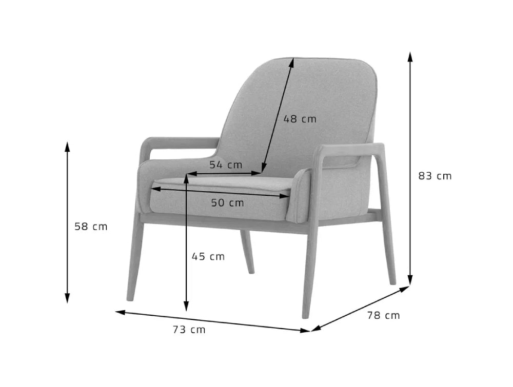 Hugo Armchair Dimensions