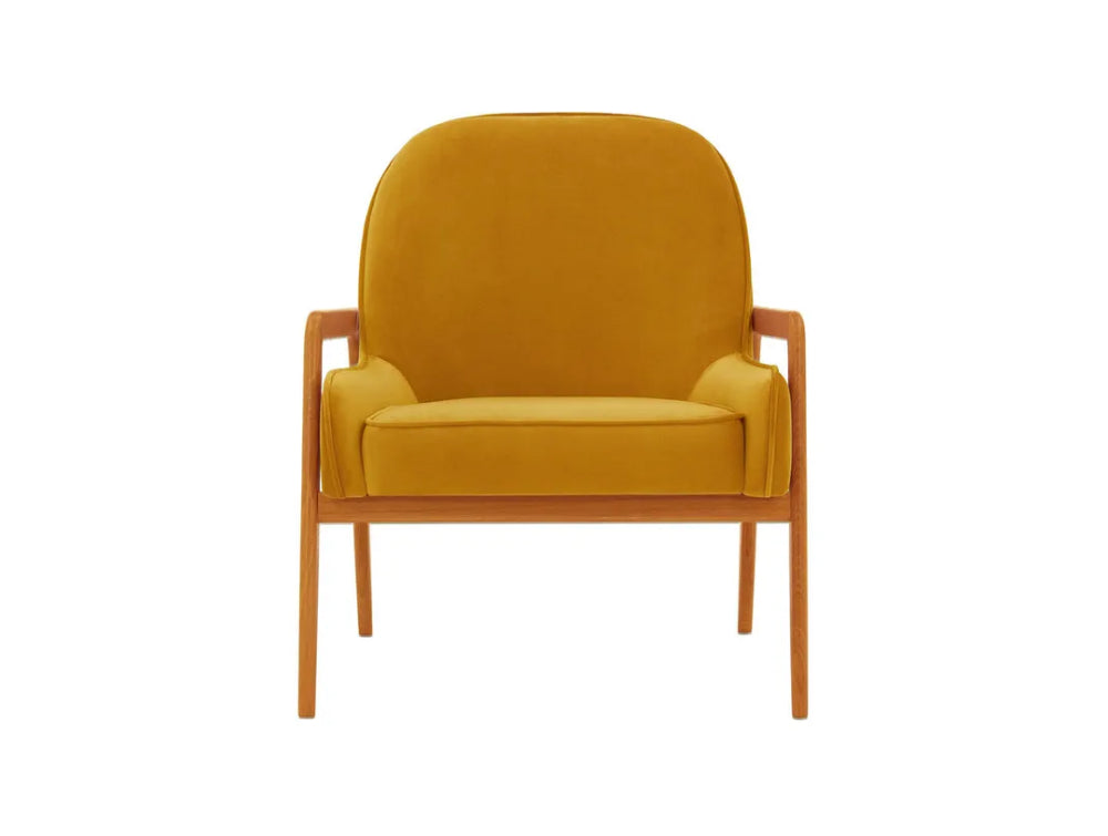 Hugo Armchair - Mustard and Aveo