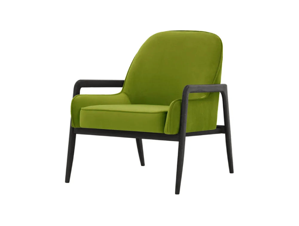 Hugo Armchair - Olive and Black