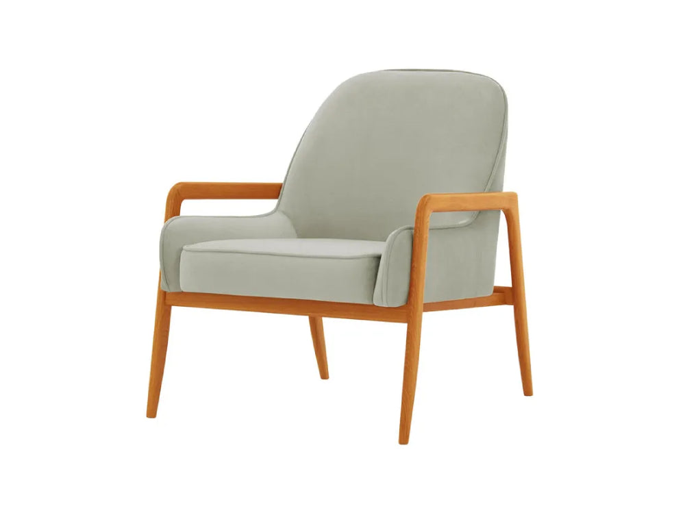 Hugo Armchair - Silver and Aveo