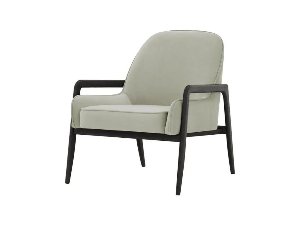Hugo Armchair - Silver and Black