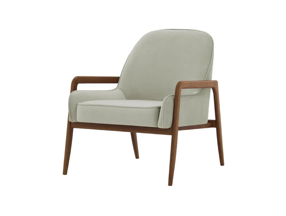 Hugo Armchair - Silver and Dark Oak