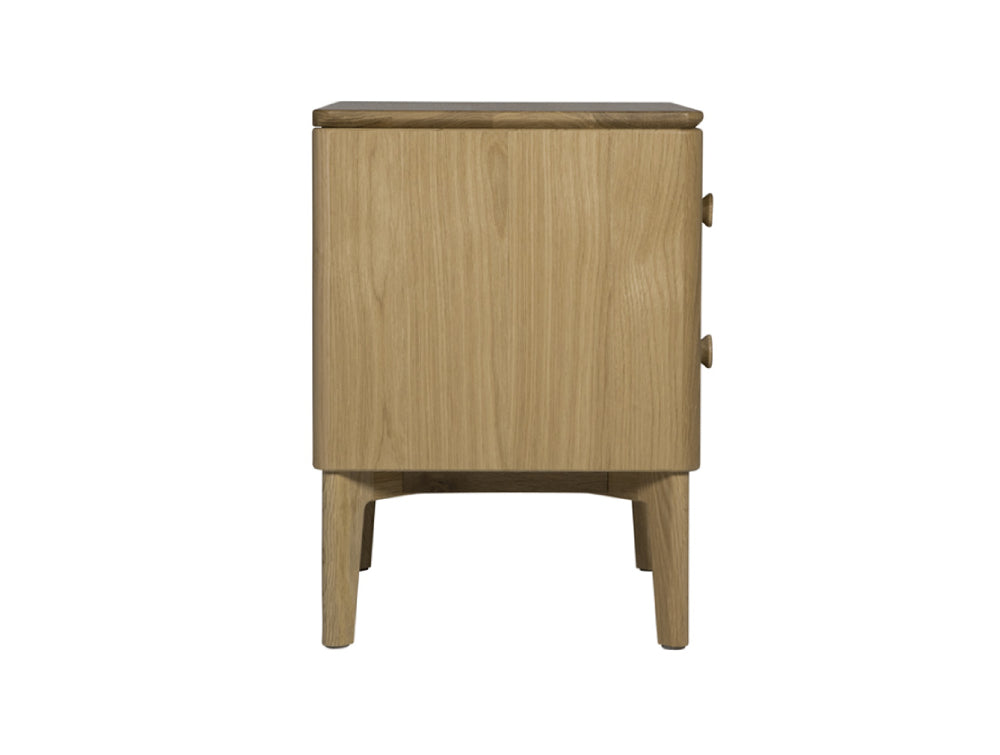 Hunter 2 Drawer Bedside Table 3
