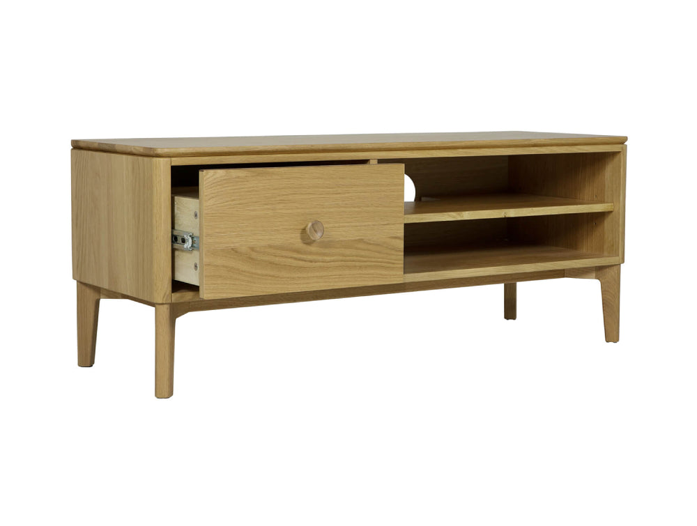 Hunter Media Unit Natural Oak 5