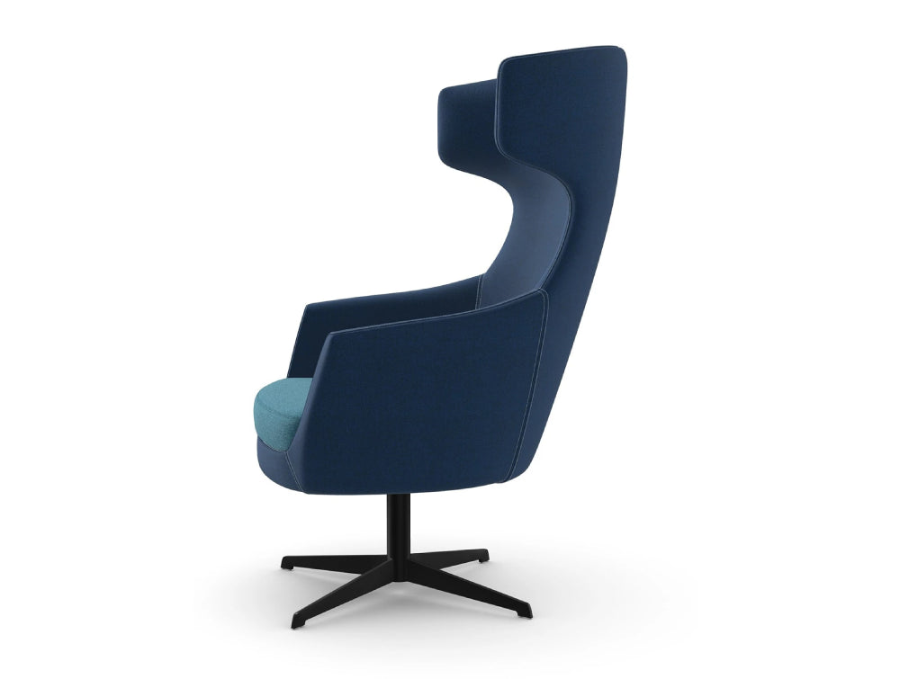 Ikon Lounge Chair Swivel 4 Star Base 6