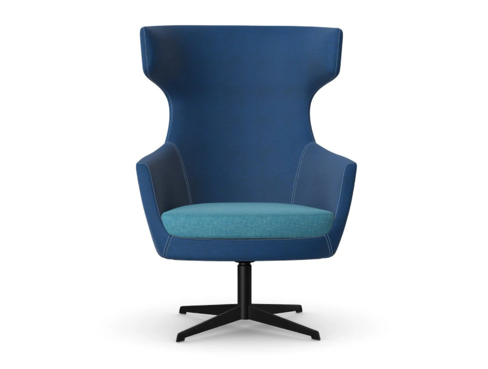 Ikon Lounge Chair Swivel 4 Star Base