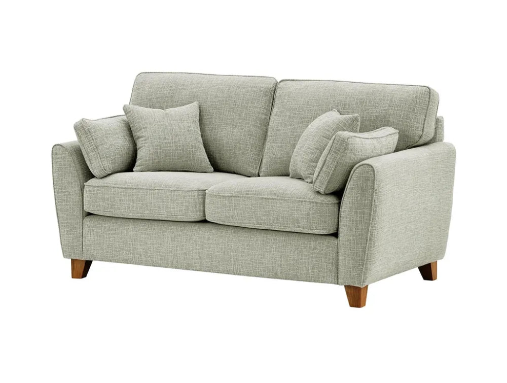 Jackson 2 Seater Sofa - Grey and Dark Oak