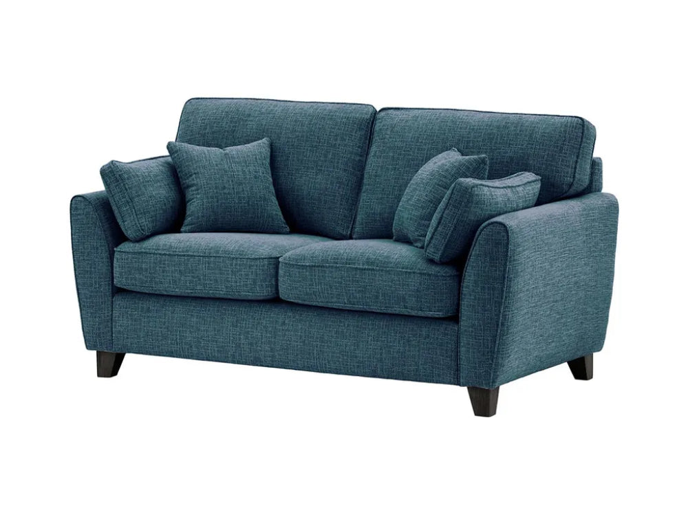 Jackson 2 Seater Sofa - Teal and Black