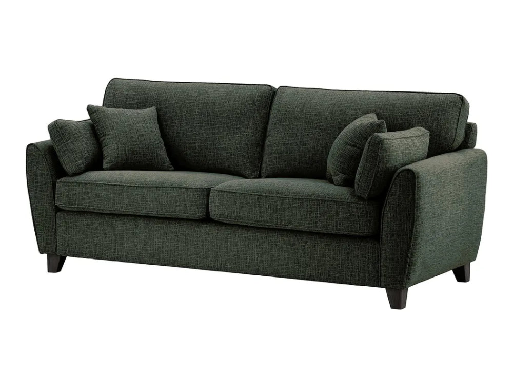 Jackson 3 Seater Sofa - Charcoal and Black