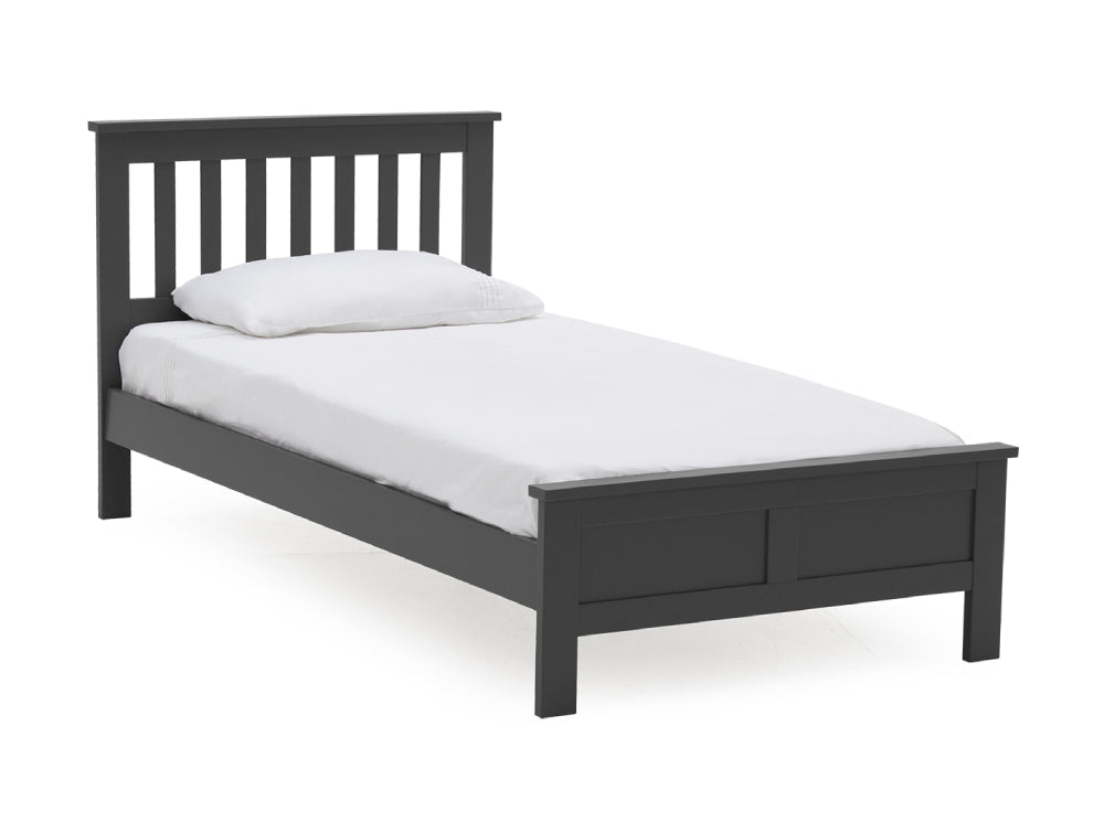 Jade Single Sized Bed Grey