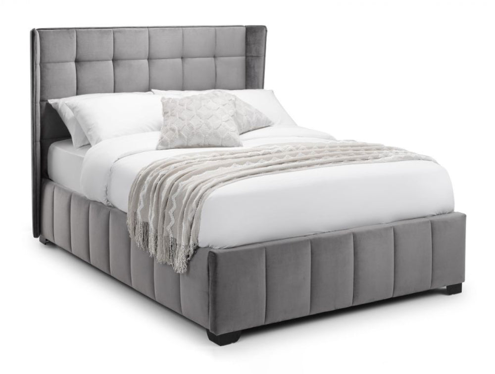 Jay King-Sized Bedframe Light Grey