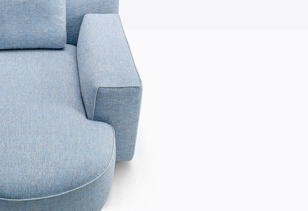 Jeff Corner Sofa with Chaise Armrest Detail