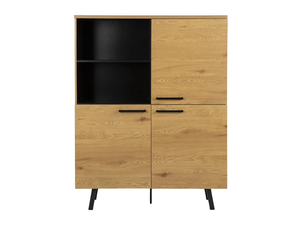 Kiara Display Cabinet Matte Oak 2